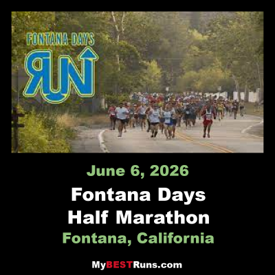 Fontana Days Half Marathon