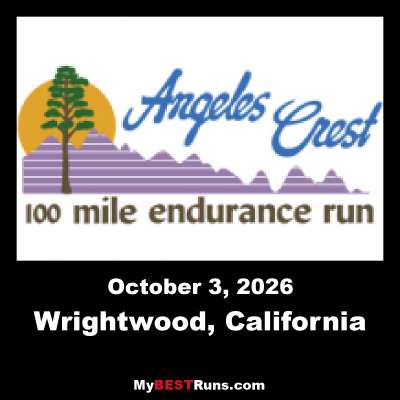 Angeles Crest 100 Mile Endurance Run