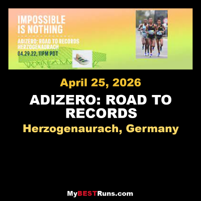 ADIZERO: ROAD TO RECORDS