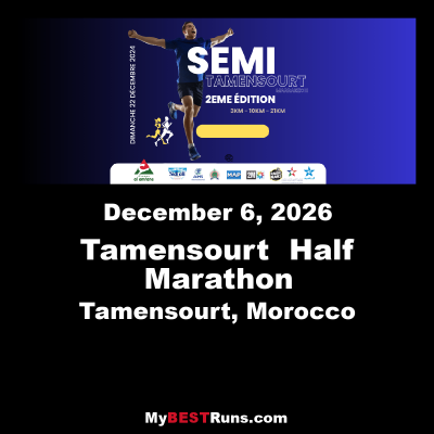 Tamensourt  Half Marathon
